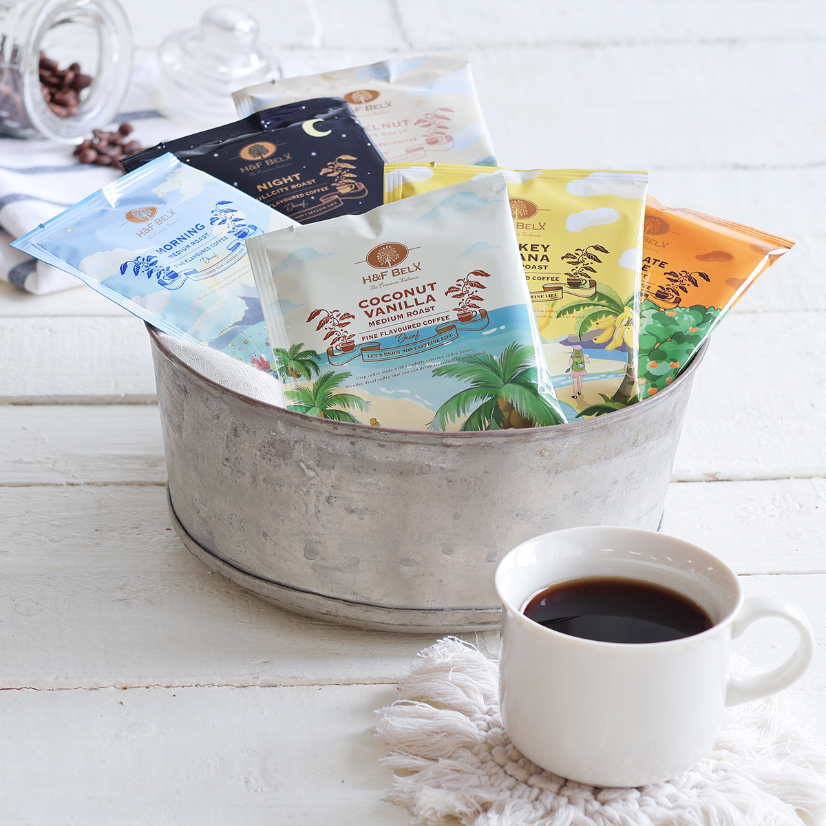 H＆F BELXのコーヒーのこだわり デカフェコーヒー 新感覚フレーバリング