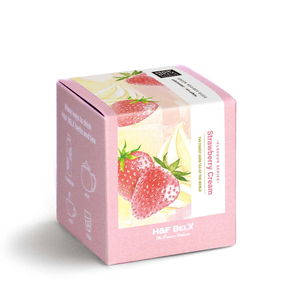 CUBE］ストロベリークリーム 2.0g×20包 | H&F BELX ノンカフェイン
