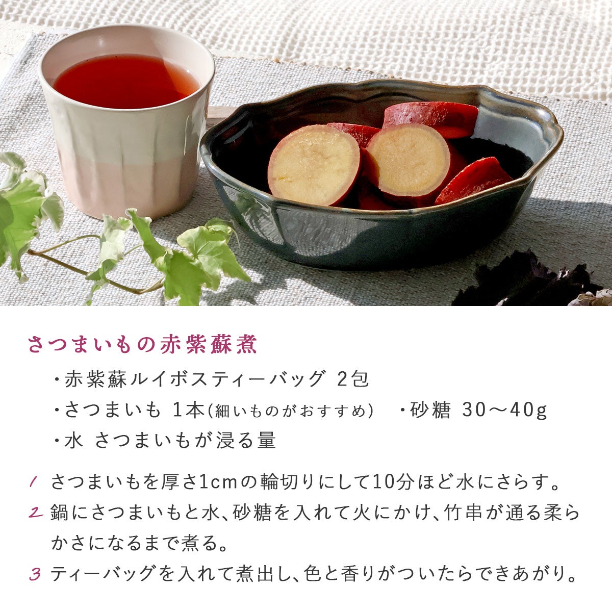 塩 赤しそルイボスティー