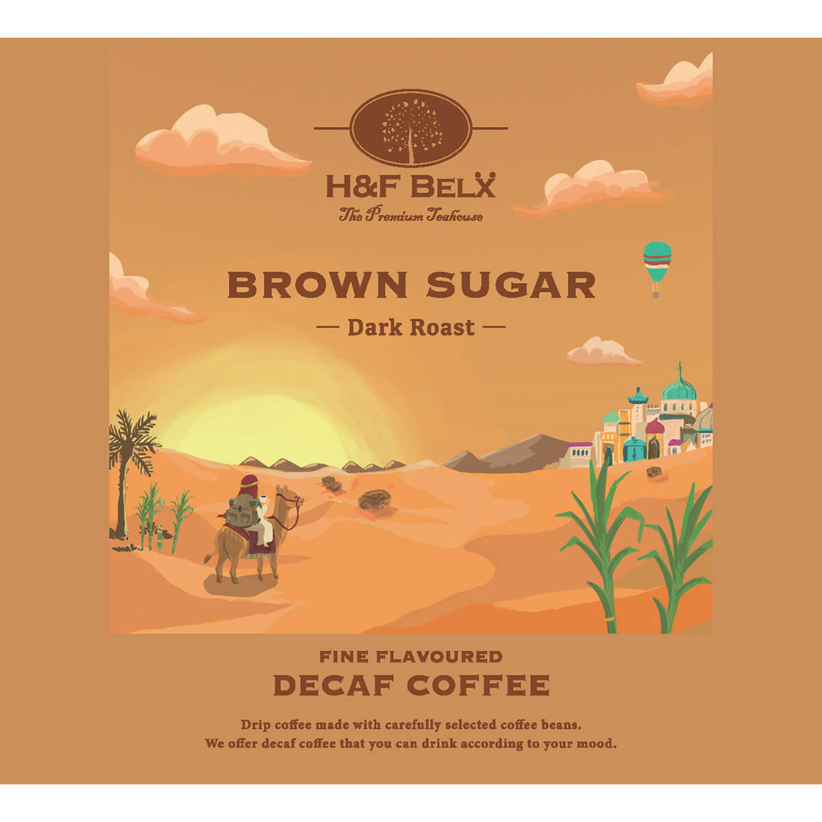 デカフェコーヒー ブラウンシュガー ドリップバッグ5包