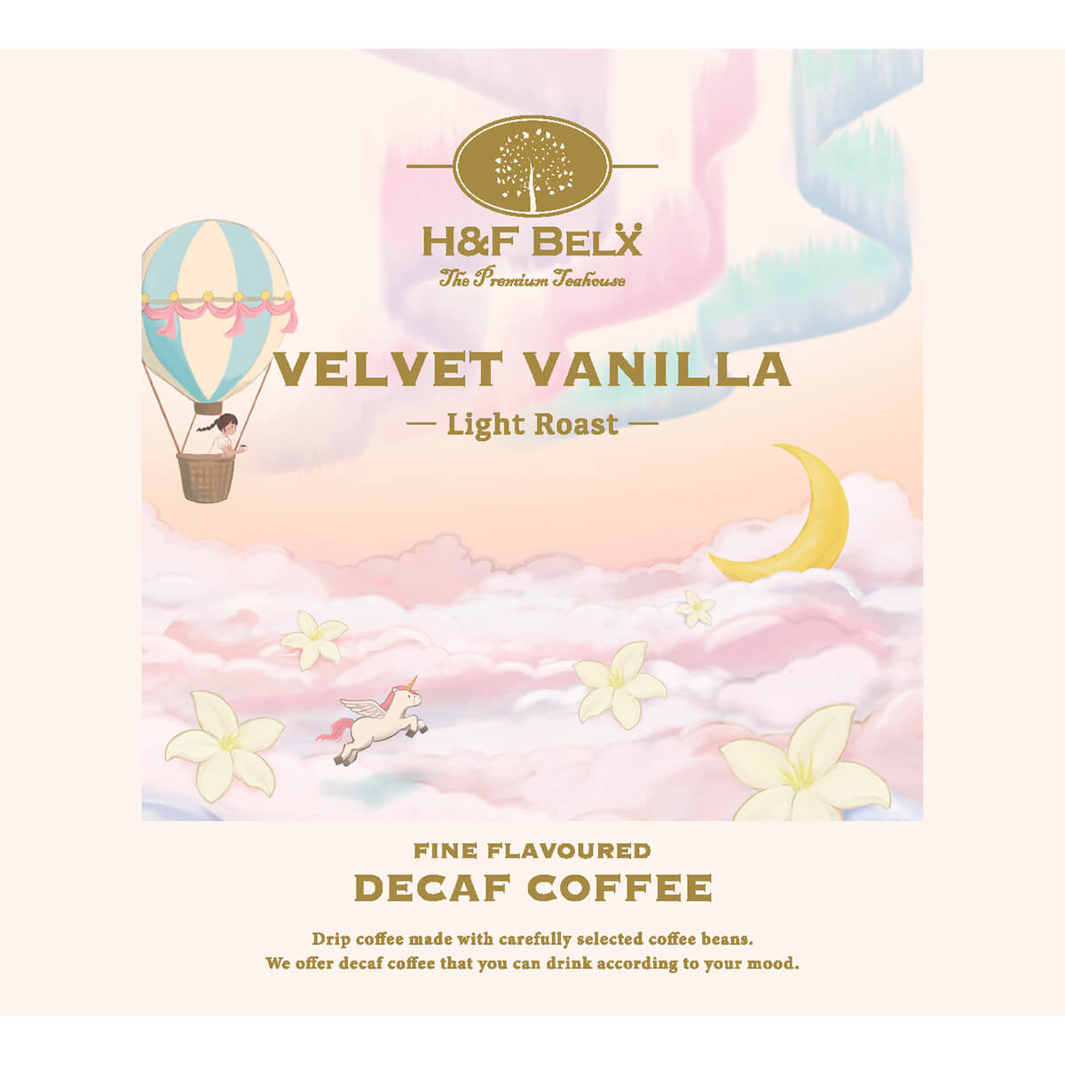 デカフェコーヒー ベルベット・バニラ ドリップバッグ5包