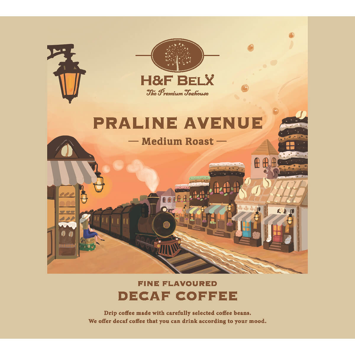 デカフェコーヒー プラリネ・アベニュー ドリップバッグ5包
