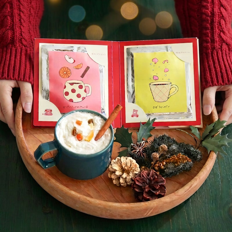 クリスマスポケットブック デカフェコーヒードリップバッグ10g×3個