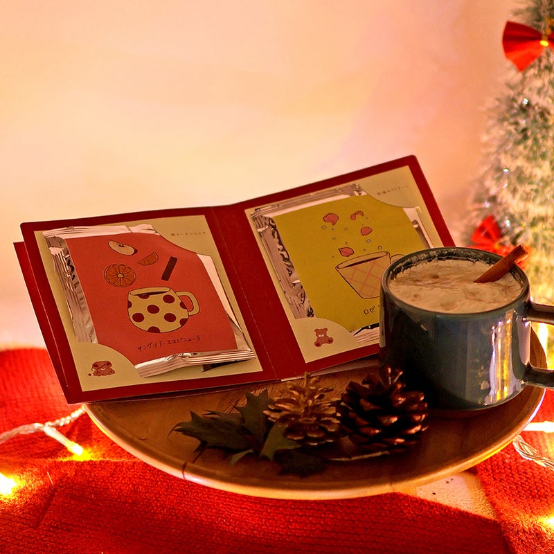 クリスマスポケットブック デカフェコーヒードリップバッグ10g×3個